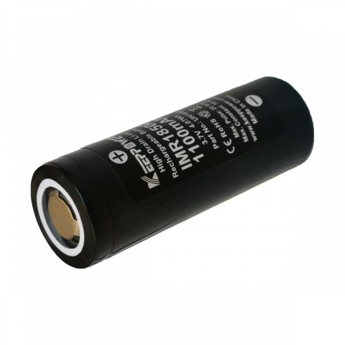 Yubo 18500 3,7V 1600 mAh Li-ion akkumulátor