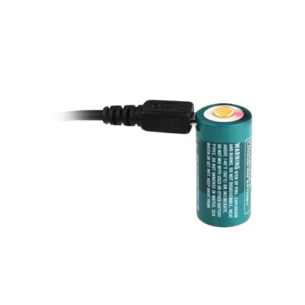 Olight-RCR123A-micro-usb-Litium-ion-akkumulator-3,7V-650mAh