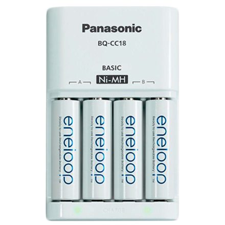 Panasonic Eneloop 4xAA 1900mAh battery + charger with charger