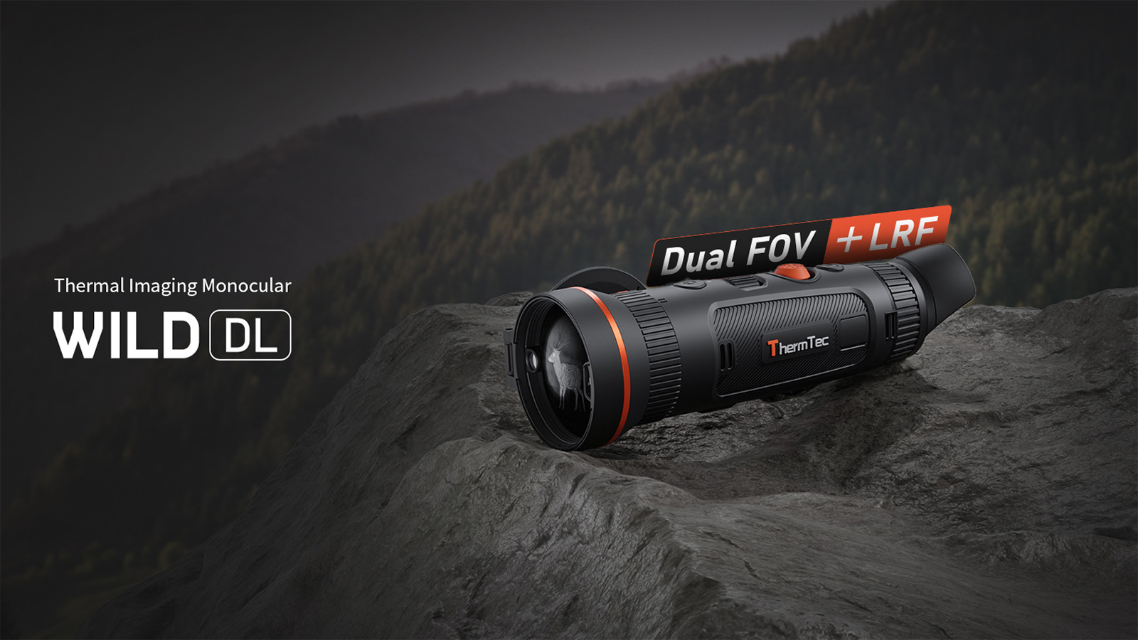 Újabb szintet lépett a Thermtec WILD hőkamera monokulár, megérkezett a Dual-FOV LRF változat